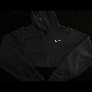 CROPPED (CLEAN CUT) VINTAGE NIKE HOODIE